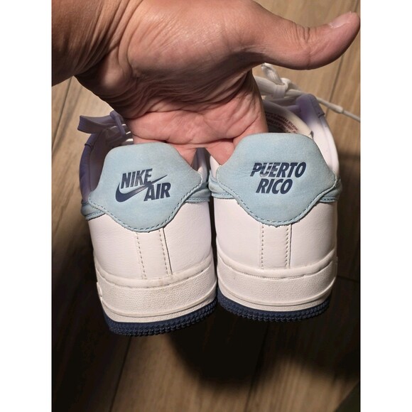 Nike Air Force 1 Low PR Day Puerto Rico White Light Blue Leather 2022 DQ9200-100 main image 6